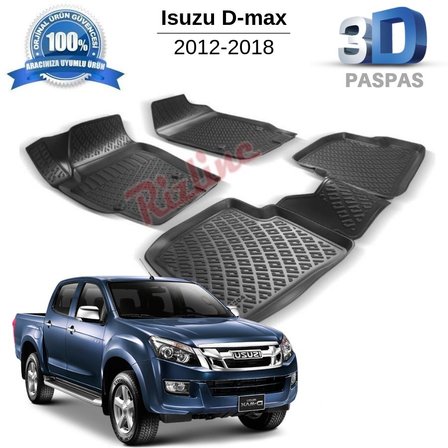isuzu d max 3d havuzlu paspas 2012 2018 otomarketin com