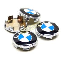 Bmw Jant Göbek Arması Nikelaj Çerçeve 65-68mm (4 Adet)