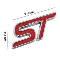 Ford ST Kırmızı Metal Bagaj Arma