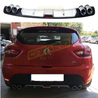 Renault Clio 4 Çift Egzoz Görünümlü Difüzör
