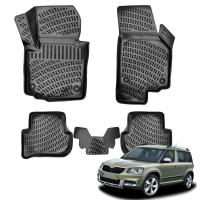 Skoda Yeti 3D Havuzlu Paspas