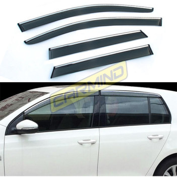 Volkswagen Golf 6 Krom Çıtalı Cam Rüzgarlığı 2009-2012