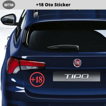+18 Oto Sticker