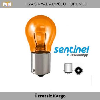P21W 93 12V Tek Duy Stop Sinyal Ampülü Turuncu