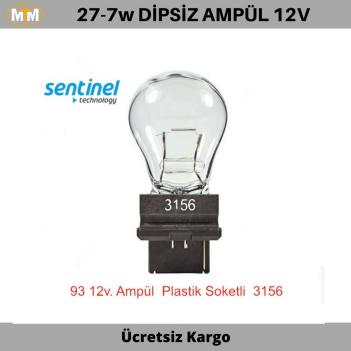 3157 Plastik Soketli Dipsiz Ampül 27-7W