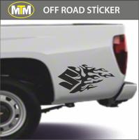 4x4 Off Road Suzuki Alevli Oto Sticker