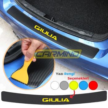 Alfa Romeo Giulia Bagaj ve Kapı Eşiği Karbon Sticker Set