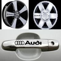Audi Kapı Kolu Jant Sticker (10 Adet)