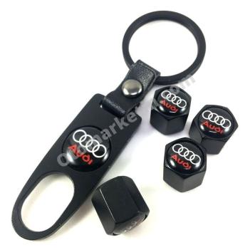 Audi Metal Sibop Kapağı Anahtarlık Seti