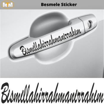 Besmele Oto Sticker