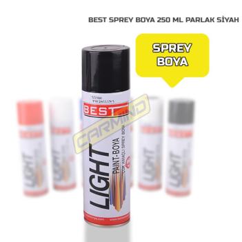 Best Parlak Siyah Sprey Boya 250ml