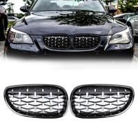 Bmw 5 Serisi E60 Diamond Ön Panjur Piano Black 2004-2009