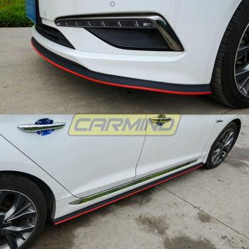 Carmind Ez Lip Siyah Tampon Eki Kırmızı Şeritli