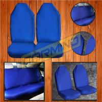 Carmind Mavi Ön Arka Takım Penye Servis Kılıfı