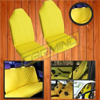 Carmind Sarı Ön Arka Takım Penye Servis Kılıfı