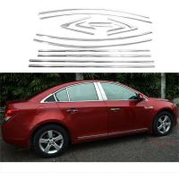 Chevrolet Cruze Sedan Krom Cam Çerçevesi Set 2009 Sonrası (14 Parça)