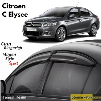 Citroen C-Elysee Mugen Cam Rüzgarlığı