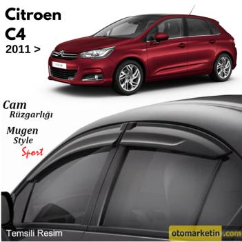 Citroen C4 Mugen Cam Rüzgarlığı 2011-