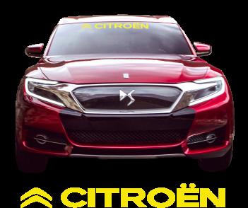 Citroen Ön Cam Oto Sticker