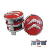 Citroen Kırmızı Jant Göbeği 58mm