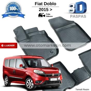 Fiat Doblo 3D Havuzlu Paspas 2015 Sonrası