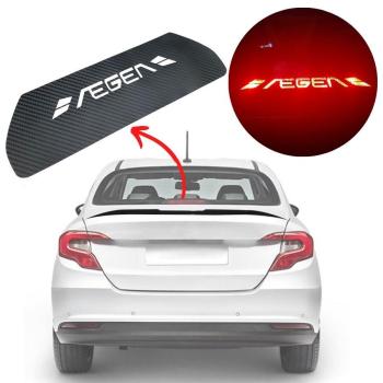 Fiat Egea Sedan Karbon Arka Fren Stop Lambası Sticker