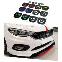 Fiat Egea Sedan Logo İçi Power Buton Sticker 3 lü Set