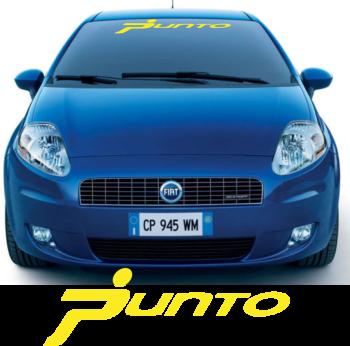 Fiat Punto Ön Cam Oto Sticker