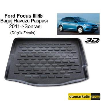 Ford Focus 3 Hb (Düşük Zemin) Bagaj Havuzu 2011 Sonrası