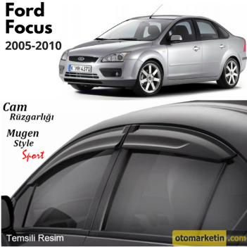 Ford Focus 2 Sedan Mugen Cam Rüzgarlığı 2005-2010