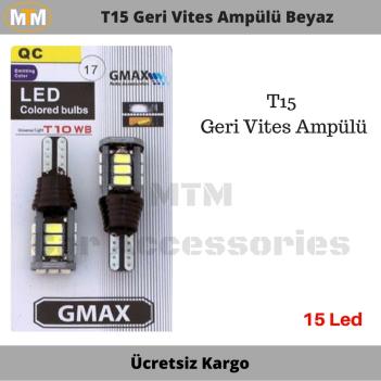 Carmind T15 Canbus Beyaz Led Ampul 12V