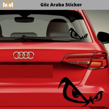 Göz Araba Oto Sticker
