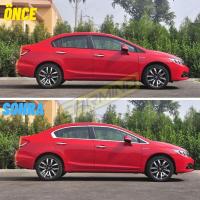 Honda Civic FB7 Uyumlu Krom Cam Çerçevesi Set 2012-2015 (12 Parça)