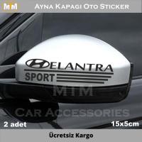 Hyundai Elantra Ayna Kapağı Oto Sticker (2 Adet)