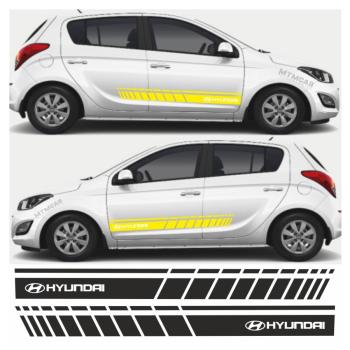 Hyundai İ30 Yan Şerit Oto Sticker