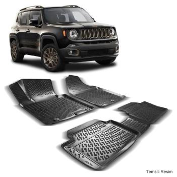 Jeep Renegade 3D Havuzlu Paspas 2015 Sonrası