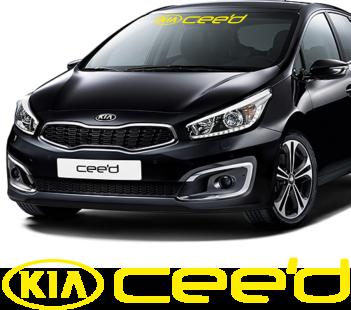 Kia Ceed Ön Cam Oto Sticker