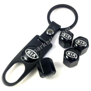 Kia Metal Sibop Kapağı Anahtarlık Seti