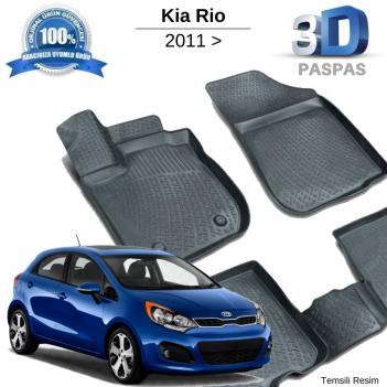 Kia Rio 3D Havuzlu Paspas 2011-2016