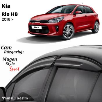 Kia Rio HB Mugen Cam Rüzgarlığı 2017-