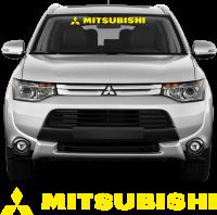 Mitsubishi Ön Cam Oto Sticker