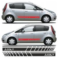 Mitsubishi Colt Yan Şerit Oto Sticker