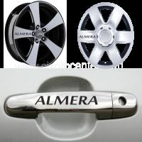 Nissan Almera Kapı Kolu Jant Sticker (10 Adet)