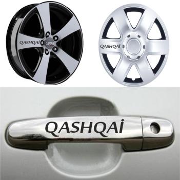 Nissan Qashqai Kapı Kolu Jant Sticker (10 Adet)