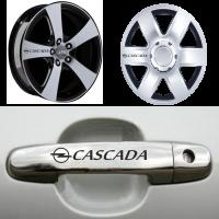 Opel Cascada Kapı Kolu Jant Sticker (10 Adet)