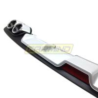 Opel Corsa E Çift Egzoz Görünümlü Difüzör Gri