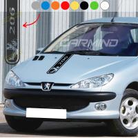 Peugeot 206 Kaput Şerit Sticker