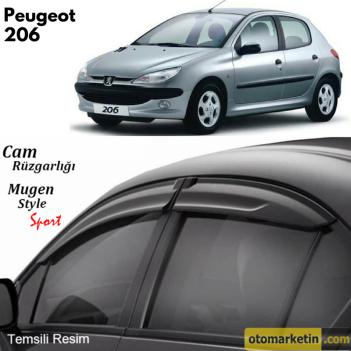 Peugeot 206 HB Mugen Cam Rüzgarlığı