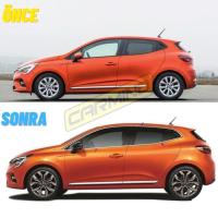 Renault Clio 5 Krom Cam Çerçevesi Set 2019- (12 Parça)