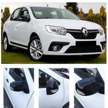 Renault Symbol Batman Yarasa Ayna Kapağı Piano Black 2013-2020